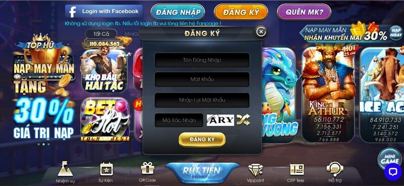 Hướng dẫn đăng ký tài khoản Genvip club 
