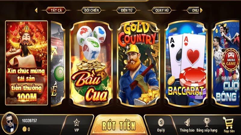 Hướng dẫn rút tiền tại Gold Country