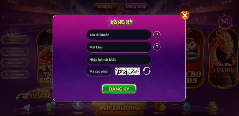 Hướng dẫn chi tiết các bước đăng ký Nổ hũ 52